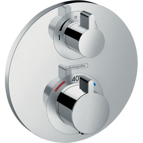 Hansgrohe Ecostat S - Grifo termostático empotrado para 2 aparatos, cromo 15758000 (1/5)
