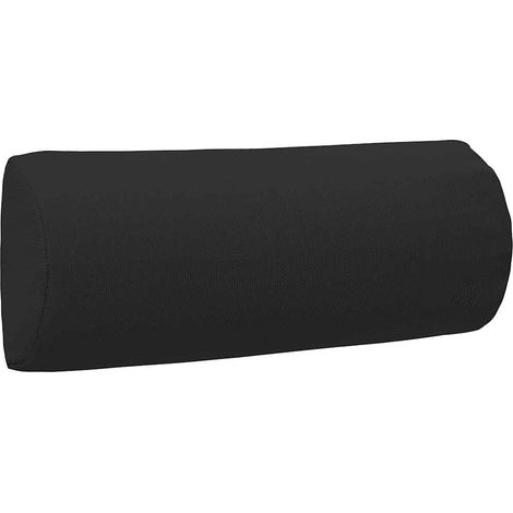 vidaXl Poggiatesta per Sdraio Nero 40x7,5x15 cm in Textilene (1/5)
