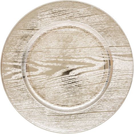 Assiette décorative en bois, Ø 33 cm