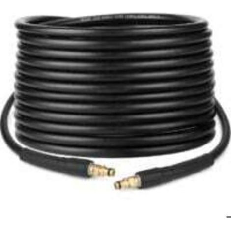 Tuyau pour Nettoyeur Haute Pression Karcher K2 K3 K4 K5 K6 K7 - 10m - Flexible Quick Connect avec Embouts en Laiton-- (1/5)