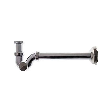 siphon de drainage en laiton chromé 1.1 / 4 "s pour lavabo de lavabo bidet (1/2)