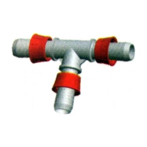 Te cinta de 16 mm con anilla para cinta de riego (1/4)
