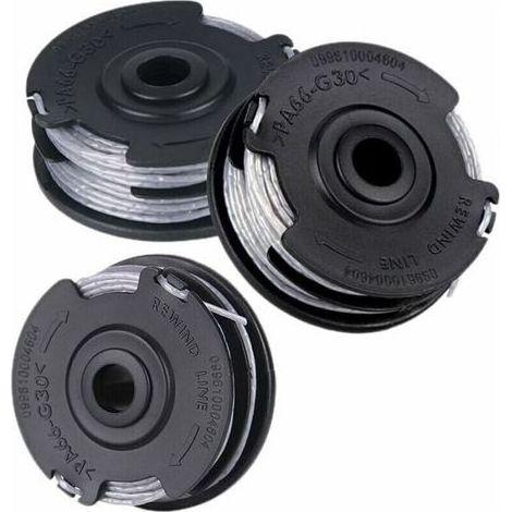pair Lot De 3 Bobines Pour Débroussailleuse Bosch Art 24 27 30 30-36 Li 18 M 1,65 Mm - (1/4)