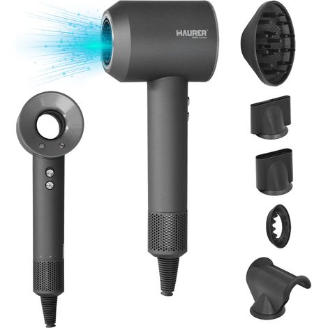 ASCIUGACAPELLI IONICO MAURER 1200W 3 VELOCITA' (1/5)