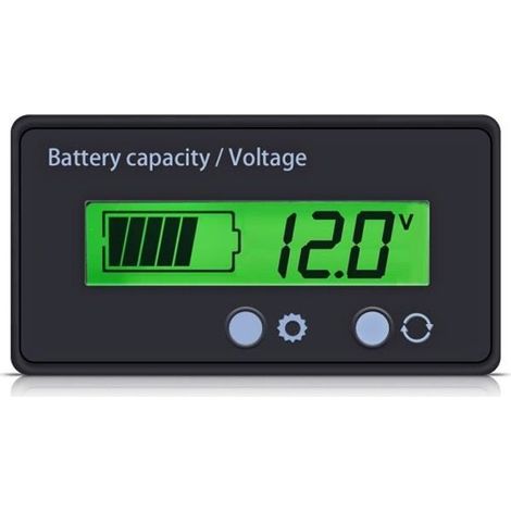 Testeur de batterie - GY-6S - 6-70 V - Noir - 61,3 × 33,3 × 13,5 mm (1/4)