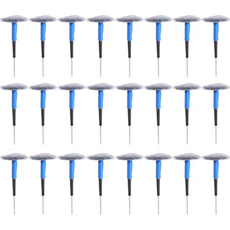 JSSEVN - Tire Patch Plug Kit, 24 Pcs Car Motorcycle Universal Tubeless Tire Puncture Repair Mushroom Plug Patch Rubber (35 6mm) (1/5)
