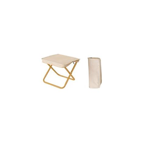 Tabouret de camping pliable portable, mini tabouret pliant et siège léger, peut être plié pour les voyages, la randonnée,avec sac de rangement