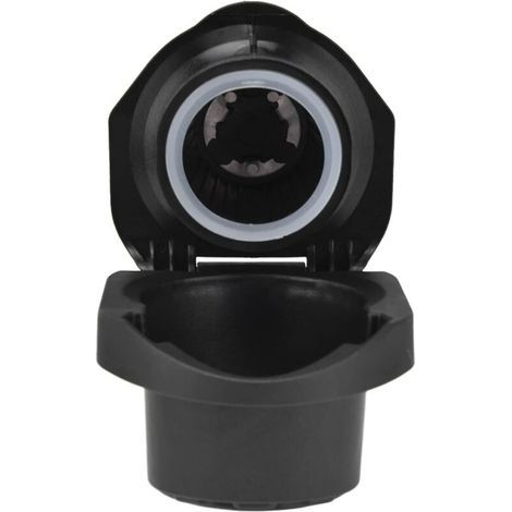 Adaptateur réutilisable pour capsules café en acier inoxydable – Lavable au lave-vaisselle, livré avec cuillère et pinceau