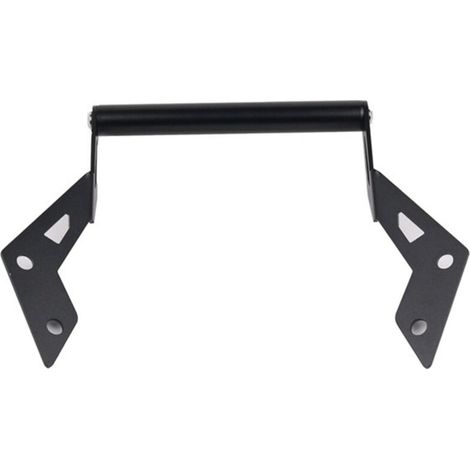Matériau noir : Support de navigation métallique pour moto, support de navigation GPS pour téléphone, accessoires moto. (1/5)