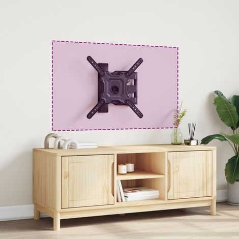 Support TV mural pour écran 32-55 pouces max VESA 400x400 mm (1/5)
