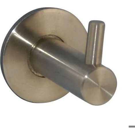 Cadap CR128/72A runder Haken aus gebürstetem Edelstahl