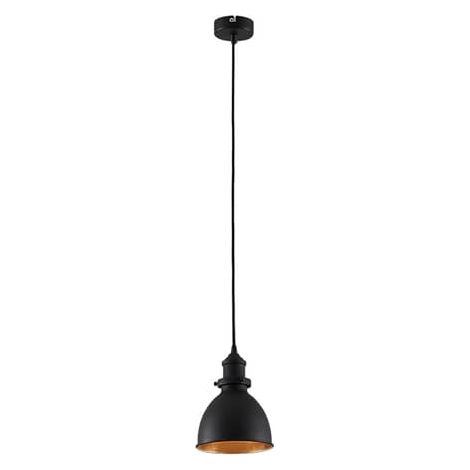 [NEUWERTIG] Lindby Pendelleuchte Jasminka  Hängeleuchte Deckenlampe Schwarz Gold 1 Flammig B-Ware
