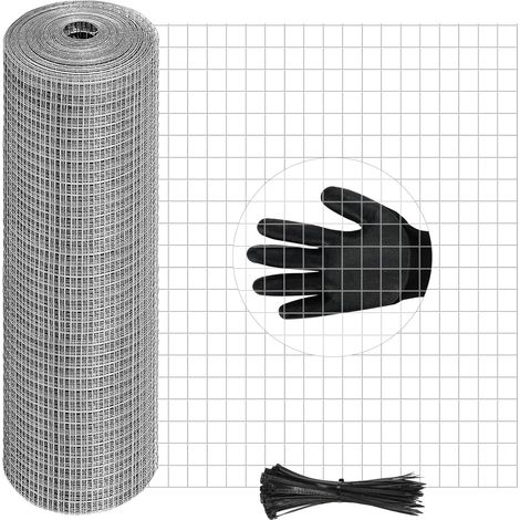15 x 0.4 m Hot Dipped Galvanized Wire Mesh Heavy Duty 20 x 20mm 23 Gauge Chicken Coop Rabbit Cage Wire Mesh Protection Against Rodents Predator (1/5)