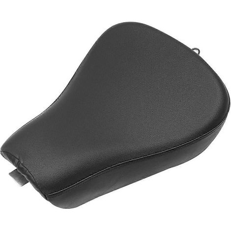Coussin de selle solo en cuir noir pour conducteur de moto Harley Sportster Forty Eight XL1200 883 72 48 (1/5)