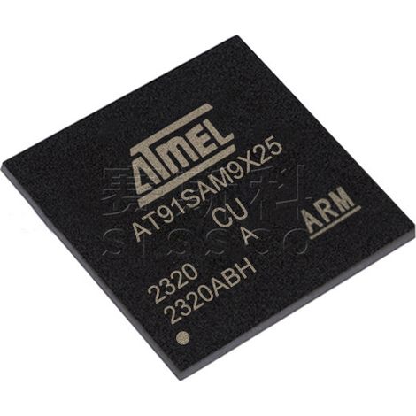 AT91SAM9X25-CU and AT91SAM9X35-CU electronic components. Chips. Electronic components. 5 units assembled. 5 units.