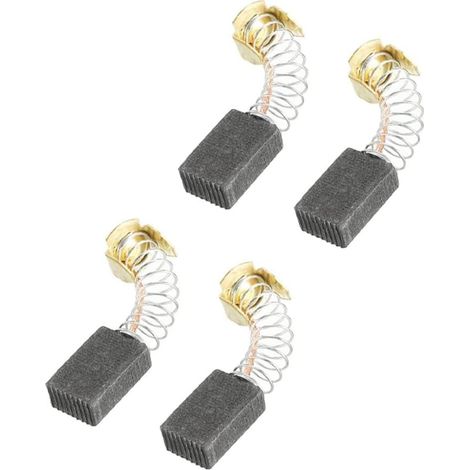 4 pezzi di spazzole di carbone per motore elettrico, spazzola di carbone, spazzola di carbone per motore elettrico, per elettroutensile (6 10 15 mm)