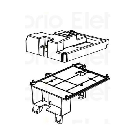 faac kit de remplacement pour support carte 391 63003498