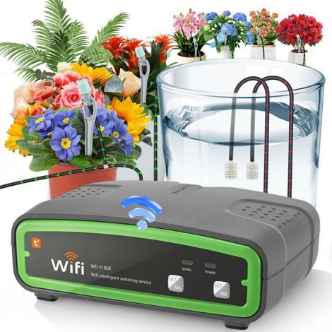 Wifi Système D'Irrigation Automatique Intérieur,Avec Double Pompe,Contrôle Par App,Arrosage Automatique Pour 20 Plantes En Pot (1/5)