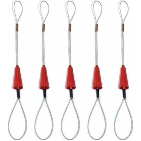 Aiguille Tire-Fil Outil D'aide à L'installation De Câbles D'électricien Dispositif De Filetage De Câbles Traction De Fil D'outil De Fixation De Bande De Poisson,(5pcs) (1/5)