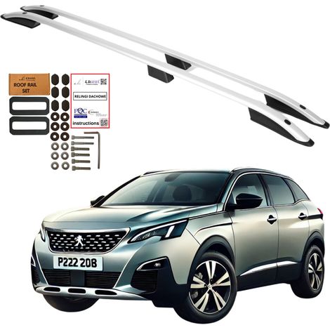 Dachreling für PEUGEOT 3008 SUV (2009–2016), robustes und langlebiges Aluminium (1/5)