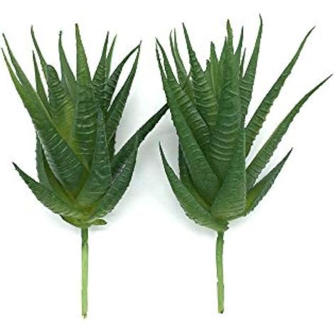 Lot de 2 Mini Plantes artificielles Non rempotées pour décoration de Jardin, décoration d'intérieur (1/5)