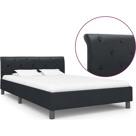 vidaXL Giroletto Nero in Similpelle 120x200 cm (1/5)