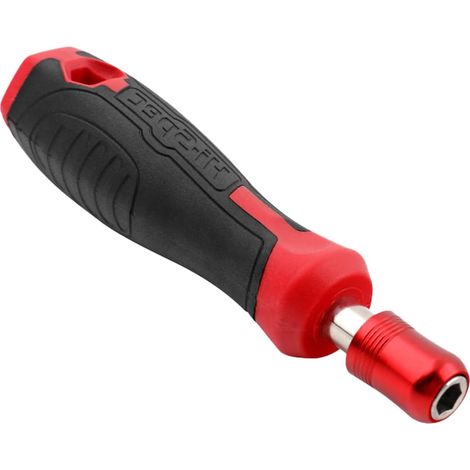 Kit tournevis cruciforme/plat/ Torx T30, embouts multiples, manche auto-verrouillant rouge-noir, outils de réparation (1/5)