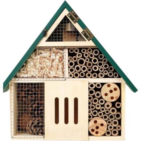 Boîte D'élevage De Reptiles Maison D'abeilles Hôtel À Insectes Maison À Papillons en Bois Fabriquée À La Main (1/5)