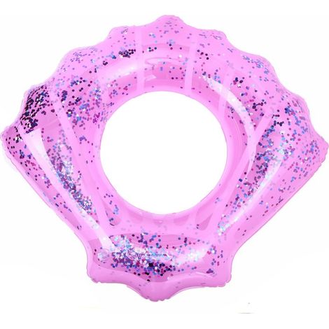 Aufblasbarer Schwimmring – Muschelförmiger Ring – Dickes PVC – Für Pool, Strand, See – 31/35 Zoll – 1 Stück (1/5)