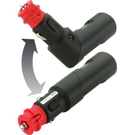 ProCar Sicherheits-Universalstecker (winkelbar) mit Bohrung für 3 mm LED Belastbarkeit Strom max.=8