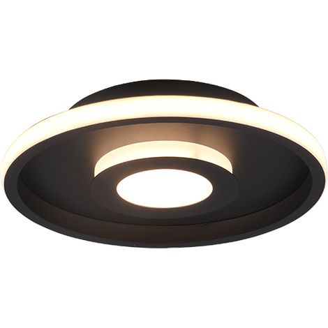 Plafonnier ascari 30 cm noir - 680810332 (1/5)