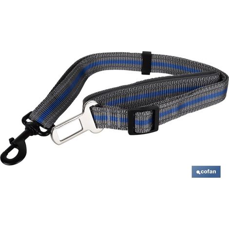 CINTURON DE SEGURIDAD DE PERROS PARA EL COCHE MODELO GISELA 114 CM (1/5)