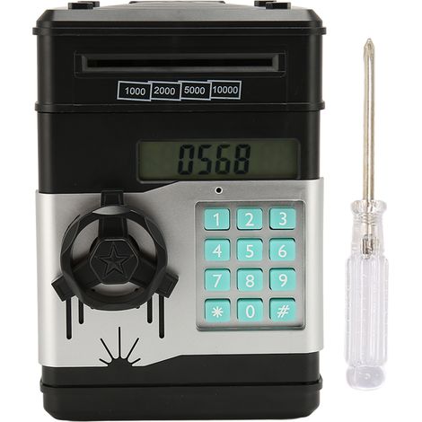 Coffre-fort automatique pour compte d'épargne en dollars américains de deuxième génération. Accepte automatiquement les billets et s'ouvre à l'aide d'un mot de passe. (1/5)