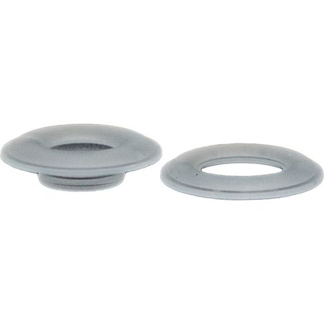 Kaelt - Lot de 10 oeillets à clipser pour bâche à bulles ou autres types de bâches - Transparent - Linxor (1/3)