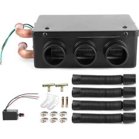 Réchauffeur de voiture, 50W 3 trous portable hiver chauffage rapide plus chaud givre enlevant à faible bruit 12V (1/5)