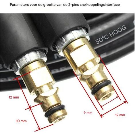 Manguera de hidrolavadora Karcher K2 K3 K4 K5 K6 K7,Manguera de repuesto de 6 m,Accesorios para hidrolavadoras