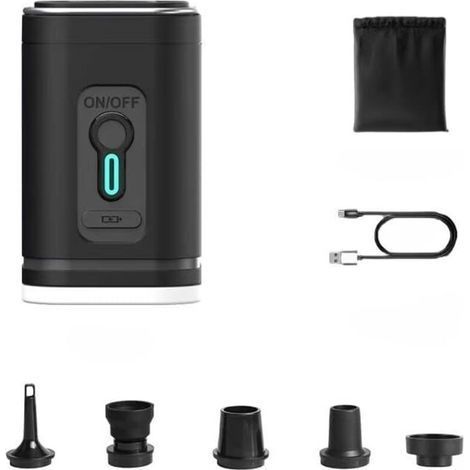 Mini-tragbare elektrische Pumpe für Vakuumbeutel, Luftmatratzen, Bojen, Pool-Schwimmhilfen und Reiseartikel (1/3)