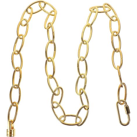 Chaîne de lustre, chaîne pour tableaux, chaîne pour luminaires, fourniture-100X2X0.38CM-Golden