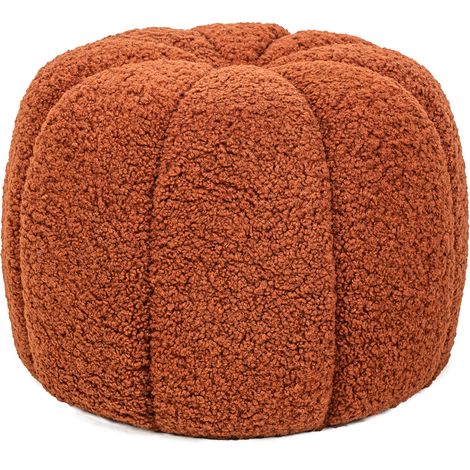 Nordlys – Pouf de salon 50x50x38 cm – Mousse polyuréthane 26 kg/m³ – Tissu 100% polyester certifié OEKO-TEX – Capacité 120 kg