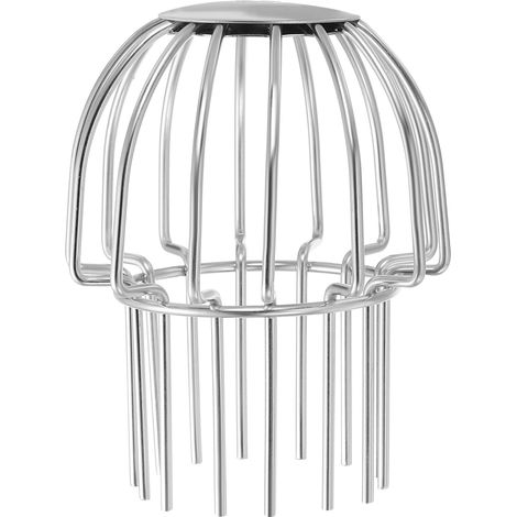 Gutter Guard, 304 Stainless Steel Downpipe Filter, Anti-Blockage Drain Cover for Leaf and Debris, 3 Inch (1/5)
