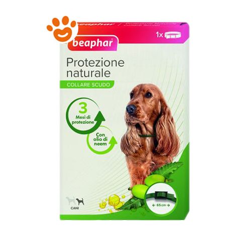 Beaphar Dog Protezione Naturale Collare Taglia Piccola e Media 65 cm - Beaphar Dog Protezione Naturale Collare Taglia Piccola e Media 65 cm - Confezione da 1 Collare (1/4)