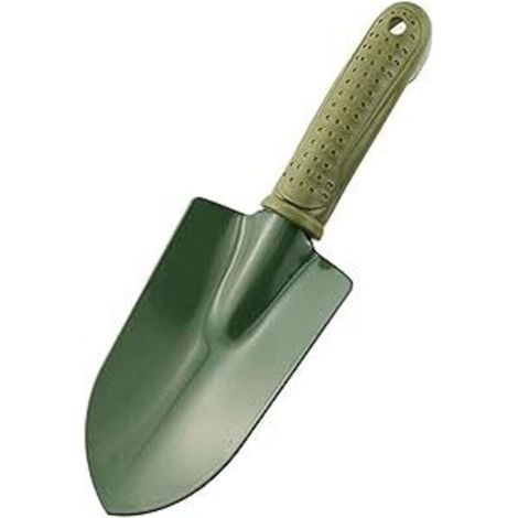 Attrezzo da giardinaggio, pala da scavo, cazzuola da giardinaggio per piantare prati, vanga in lega, manico in plastica antiscivolo (1/4)