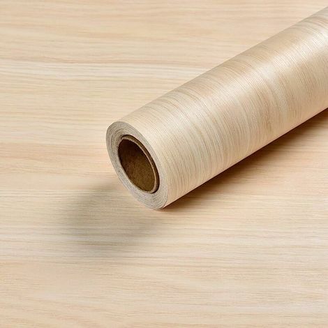 Papier peint Papier Peint, Autocollants Muraux, Papier Peint Auto-Adhésif Imitation Grain De Bois, Autocollants De Rénovation De Meubles, Utilisés Pour Les Portes dArmoires De Cuisine, Tables (1/5)