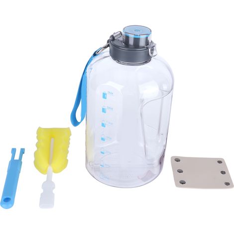 Gourde Sport 1500ml Grande Capacité en Plastique pour Vélo, Randonnée et Bureau (1/5)