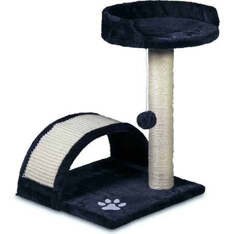Tiragraffi con cuccia e parco giochi blu  da 50 cm