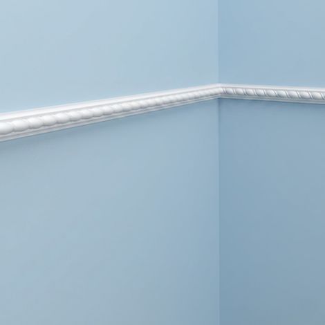 Moulure M353 2,6 x 1,6 cm - Polyuréthane Cimaises &+ (1/3)