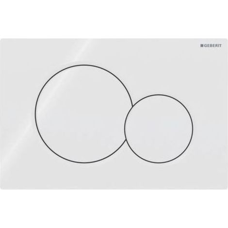 GEBERIT Plaque de commande Sigma 01 115.770.11.5 – Blanc pour réservoir encastré UP320 et UP720 (1/4)