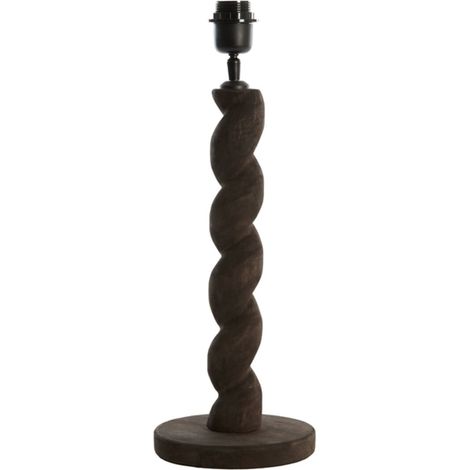 Light & Living - lampada da tavolo - Nanno - grigio - legno -