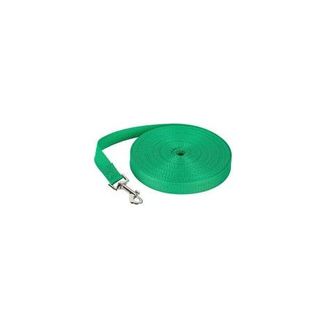 Correa para mascotas - verde - 10 m (33 pies) 2 cm - Crezuo