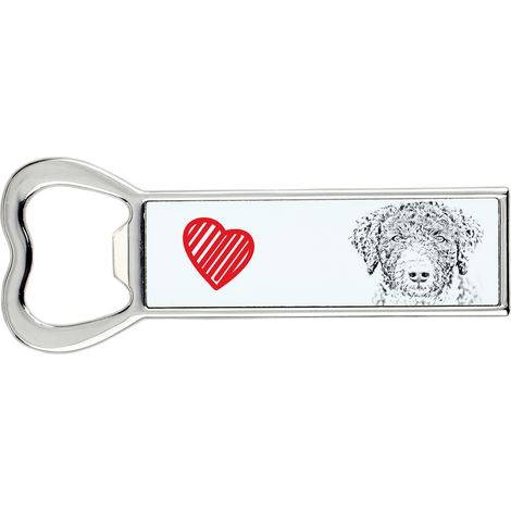 Cane d'acqua spagnolo - un apribottiglie con un cane, un apri-frigo personalizzato, un regalo unico per uomo di Art-Dog (1/5)